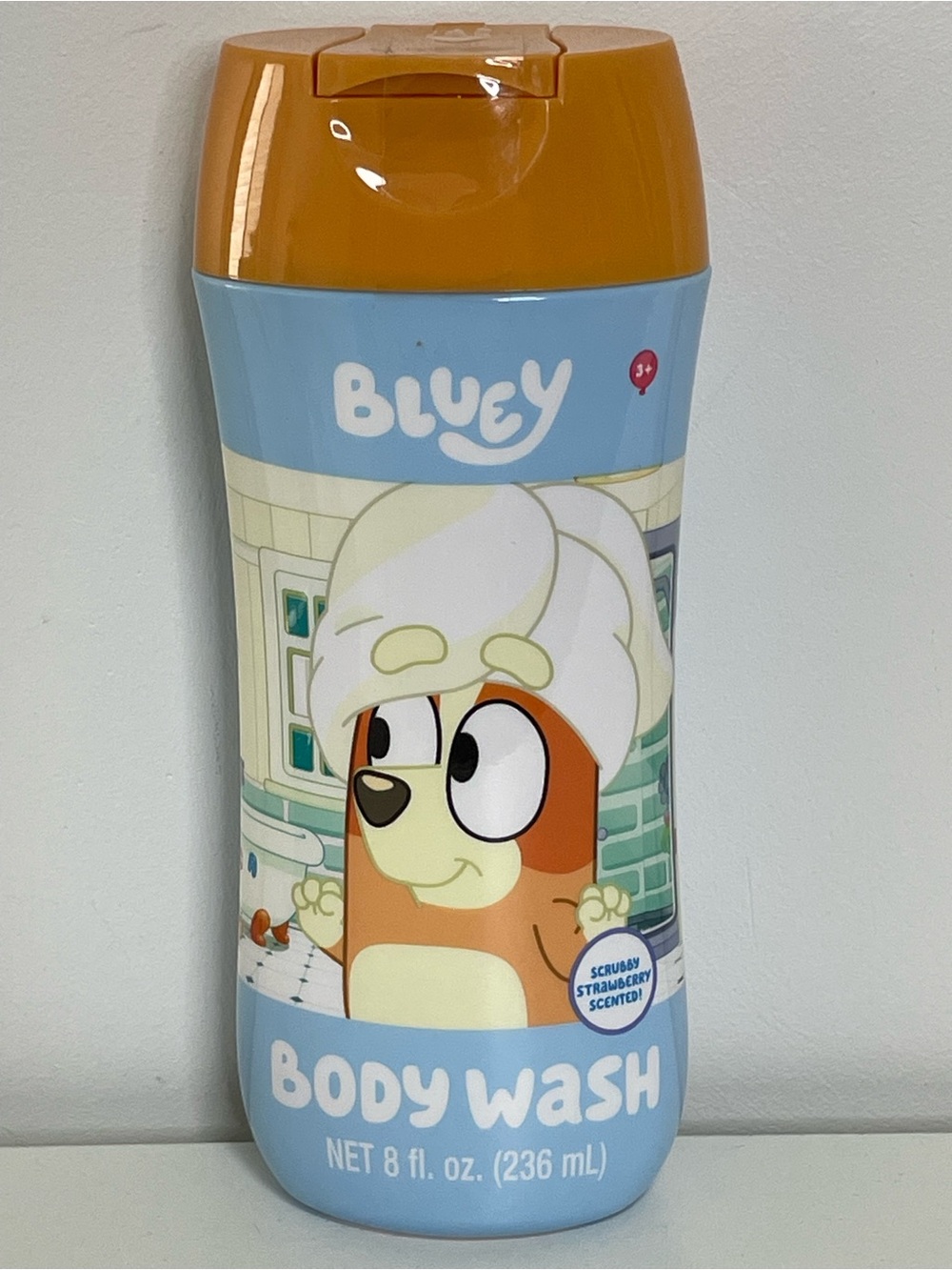 Bluey Kids Body Wash - Orange Cap & Light Blue Bottle